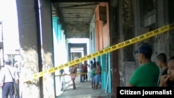 Escena de un crimen violento en La Habana. (Archivo/Foto de Miladis Carnel)