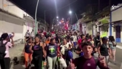 Cubanos avanzan hacia EEUU en nueva caravana de migrantes